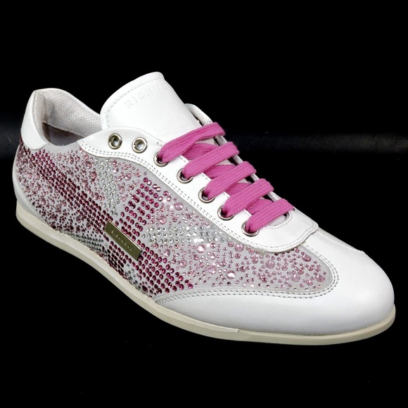 RICHMOND 🇮🇹 WHITE LEATHER COMFORT FASHION SNEAKERS - Picture 1 of 8